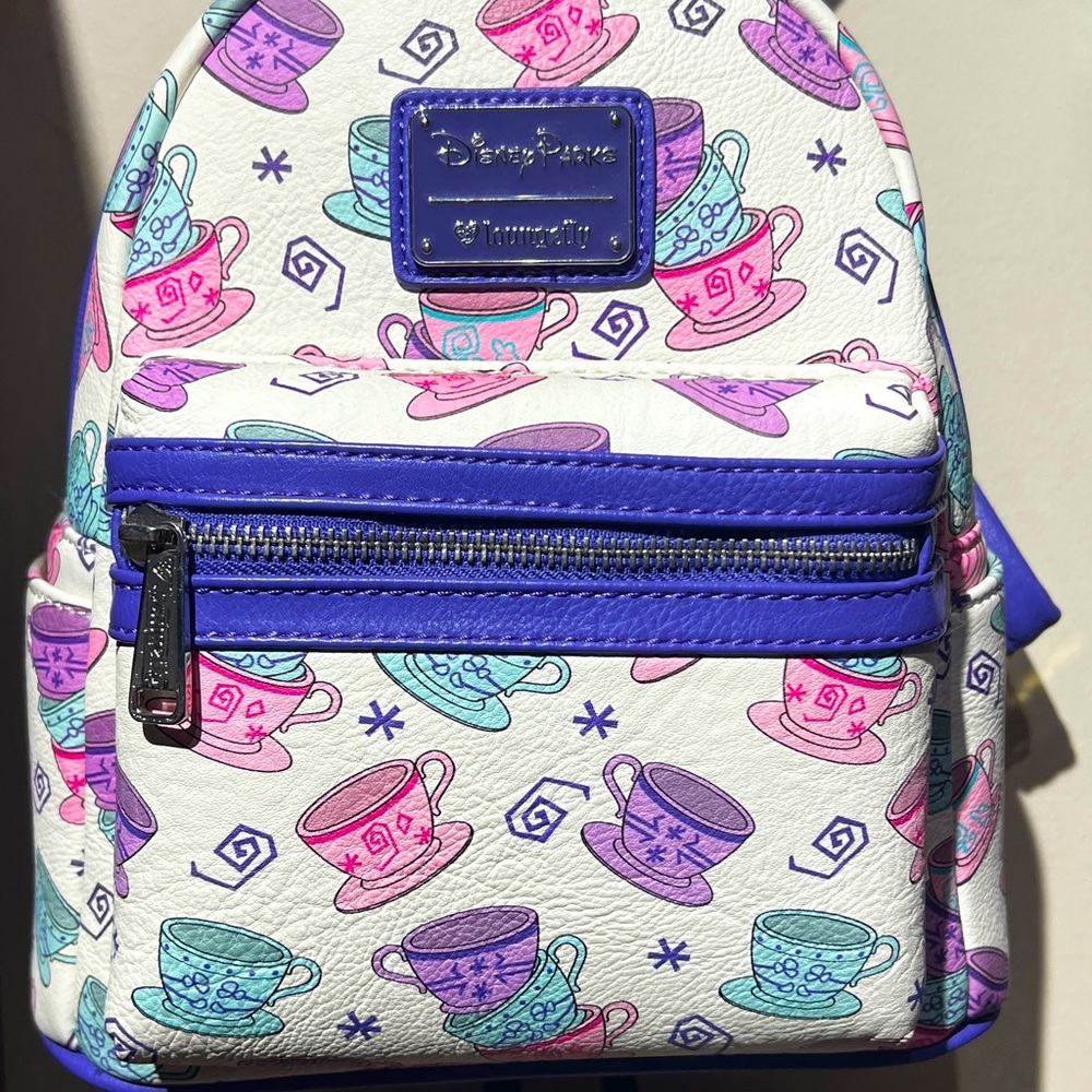 Loungefly teacups mini backpack